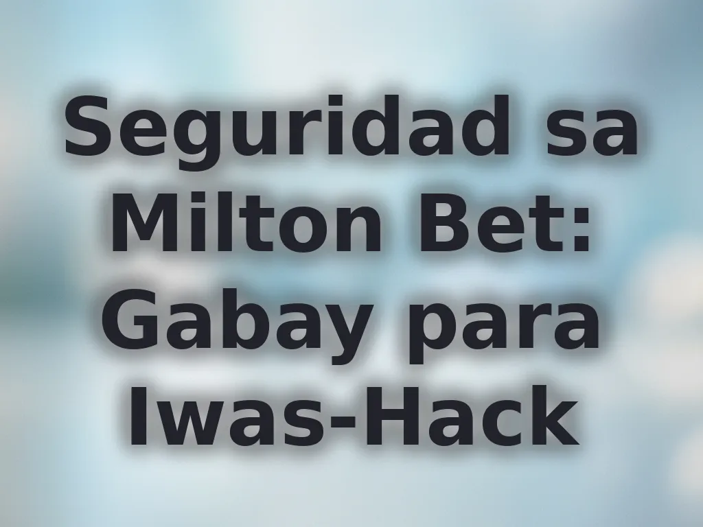 Seguridad sa account